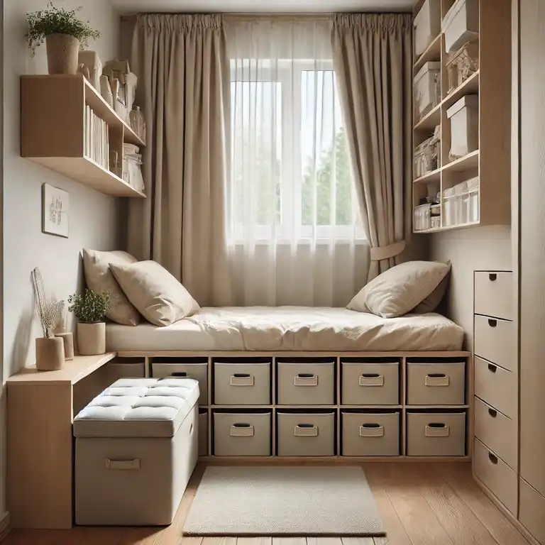 1. Declutter Regularly - Small Space Design Tips