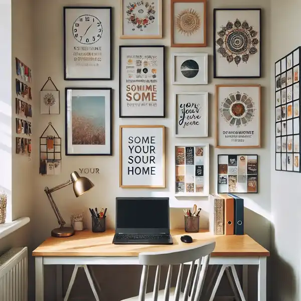 3. DIY-wall-art-small-office-decor-ideas