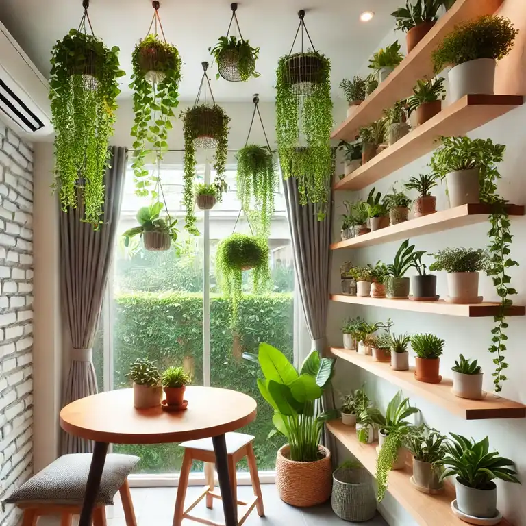 5. Add Greenery - Small Space Design Tips