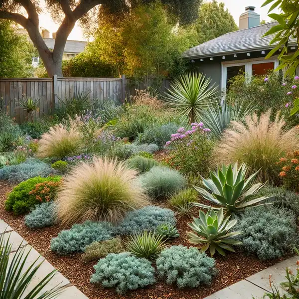 Native Plant Garden with Eco Friendly Landscaping