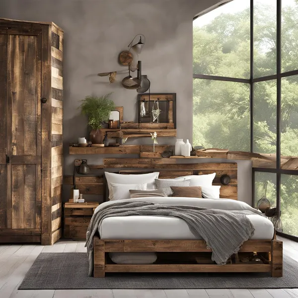 Rustic Wall Decor Ideas Using Reclaimed Wood 03