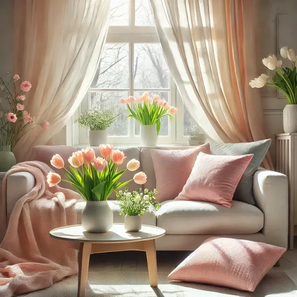 Seasonal Interior Design Ideas 1. Spring Fresh and Inviting