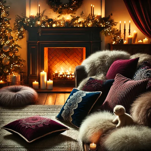 Seasonal Interior Design Ideas 4. Winter Cozy and Inviting