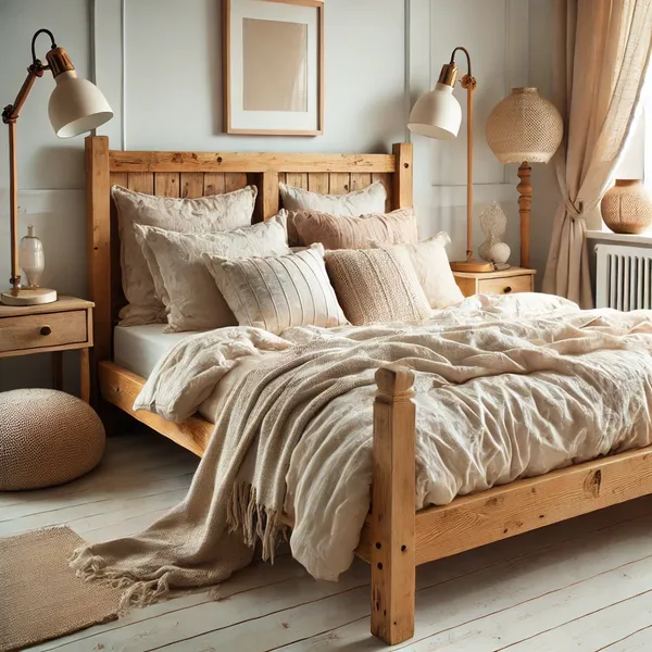 Farmhouse Interior Design 3. Farmhouse Bedroom Design